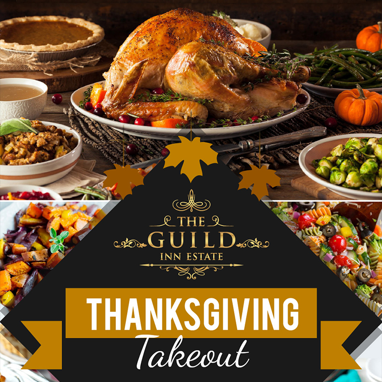 Thanksgiving banner square - Skip the Dishes & Takeout Instead