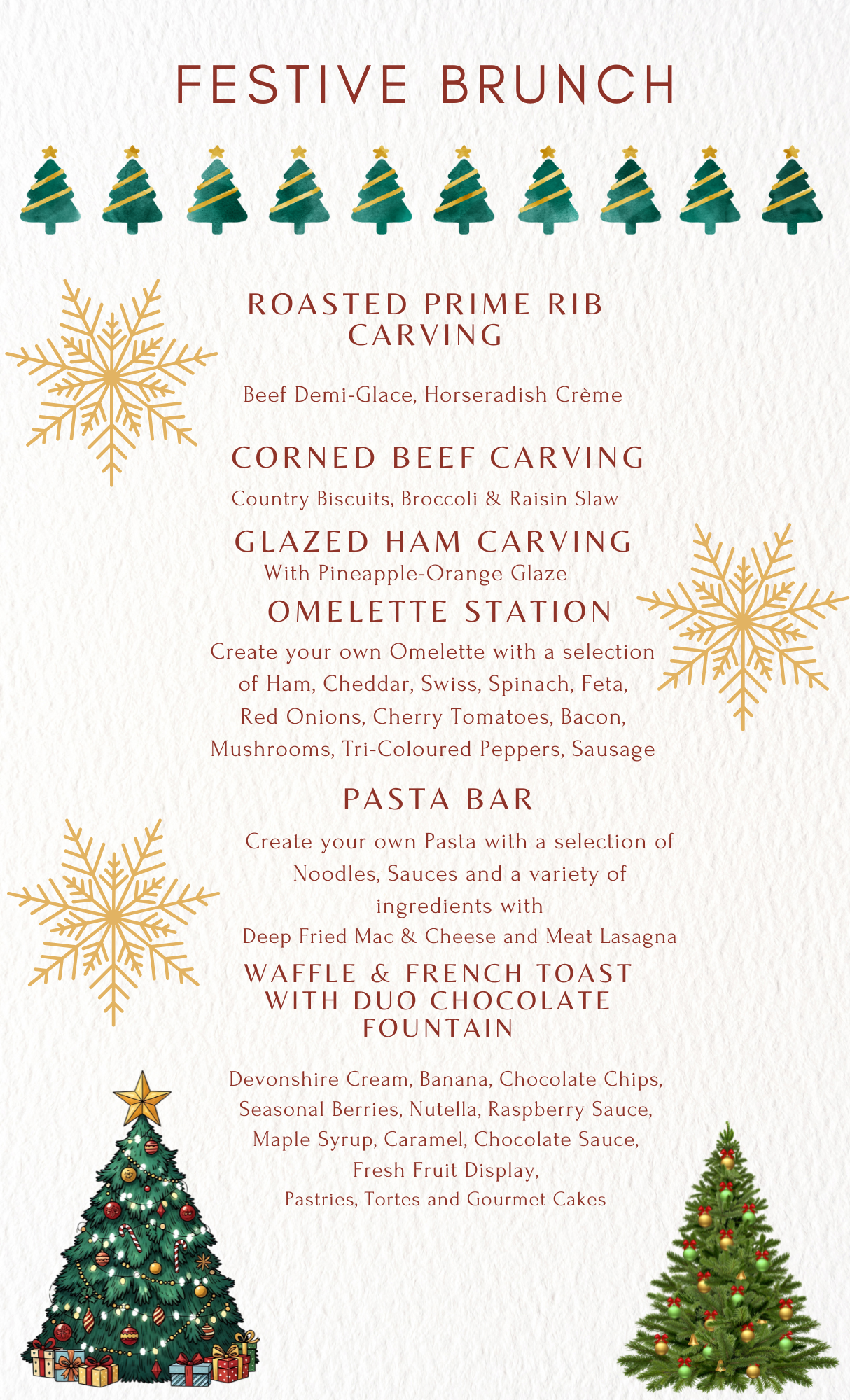 Guild Inn Sunday Festive Brunch Menu 1 of 2