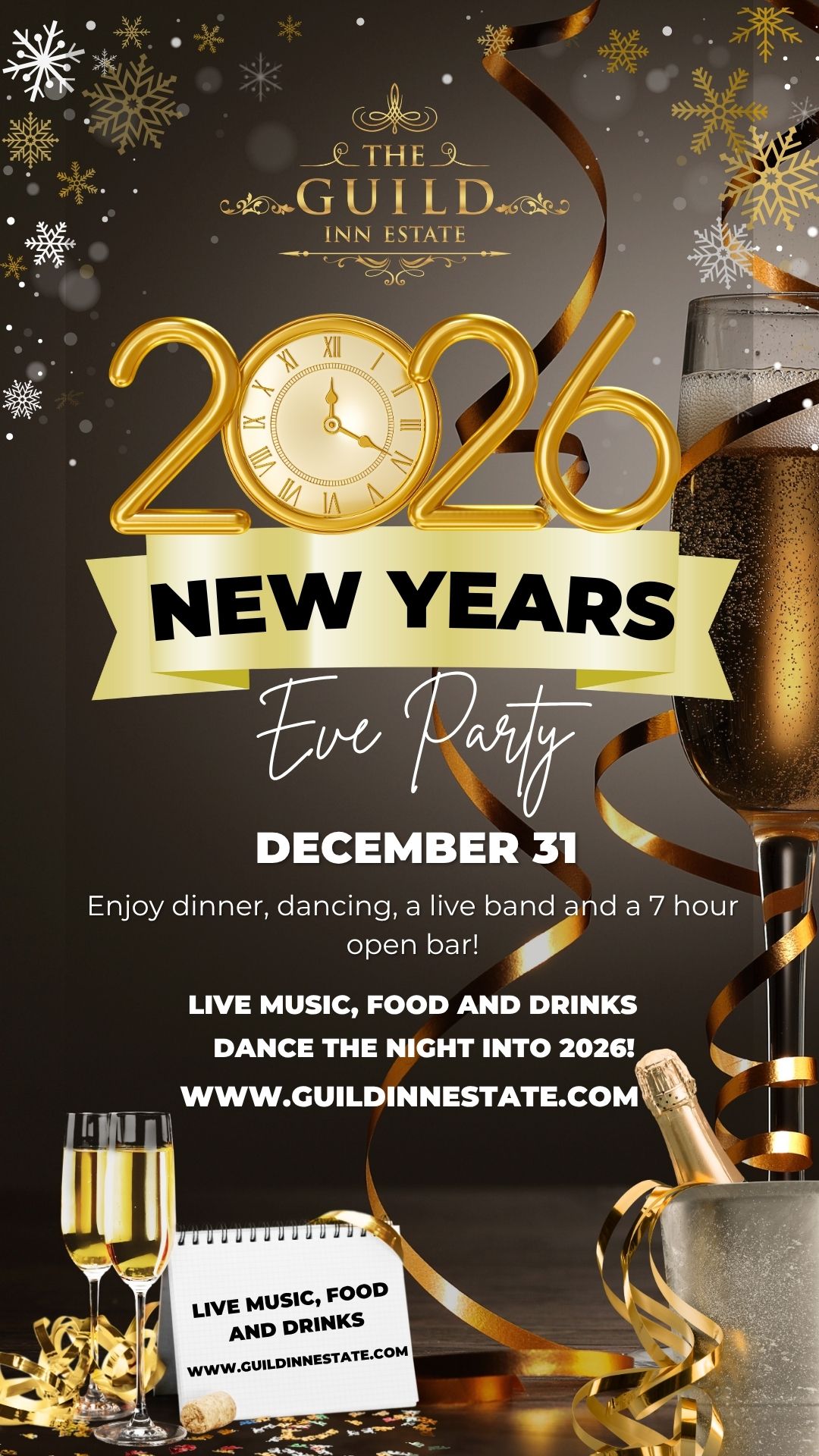 New Year's Eve Dinner & Gala 2026